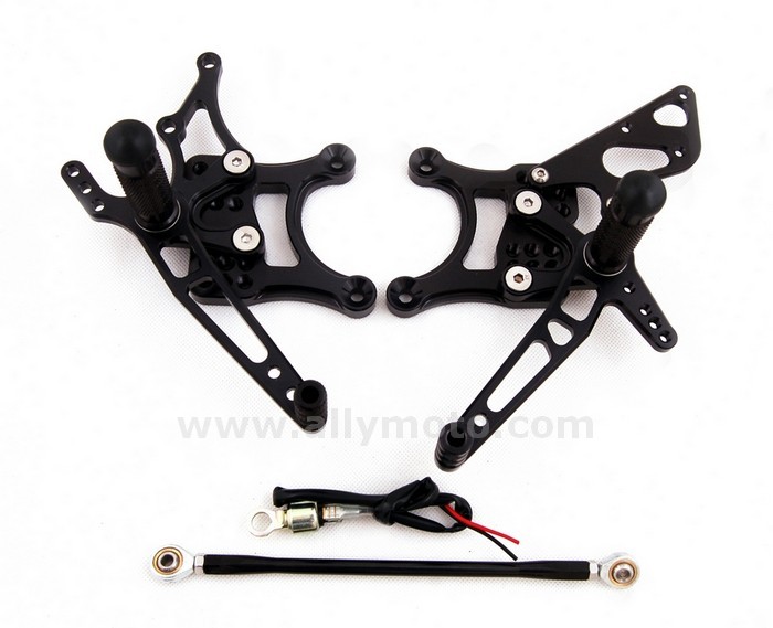 74 032 Rearset Foot Pegs Kawasaki Zx6R Zx 6R 2007-2008